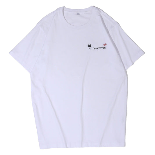 Model wearing a KnT Shirt