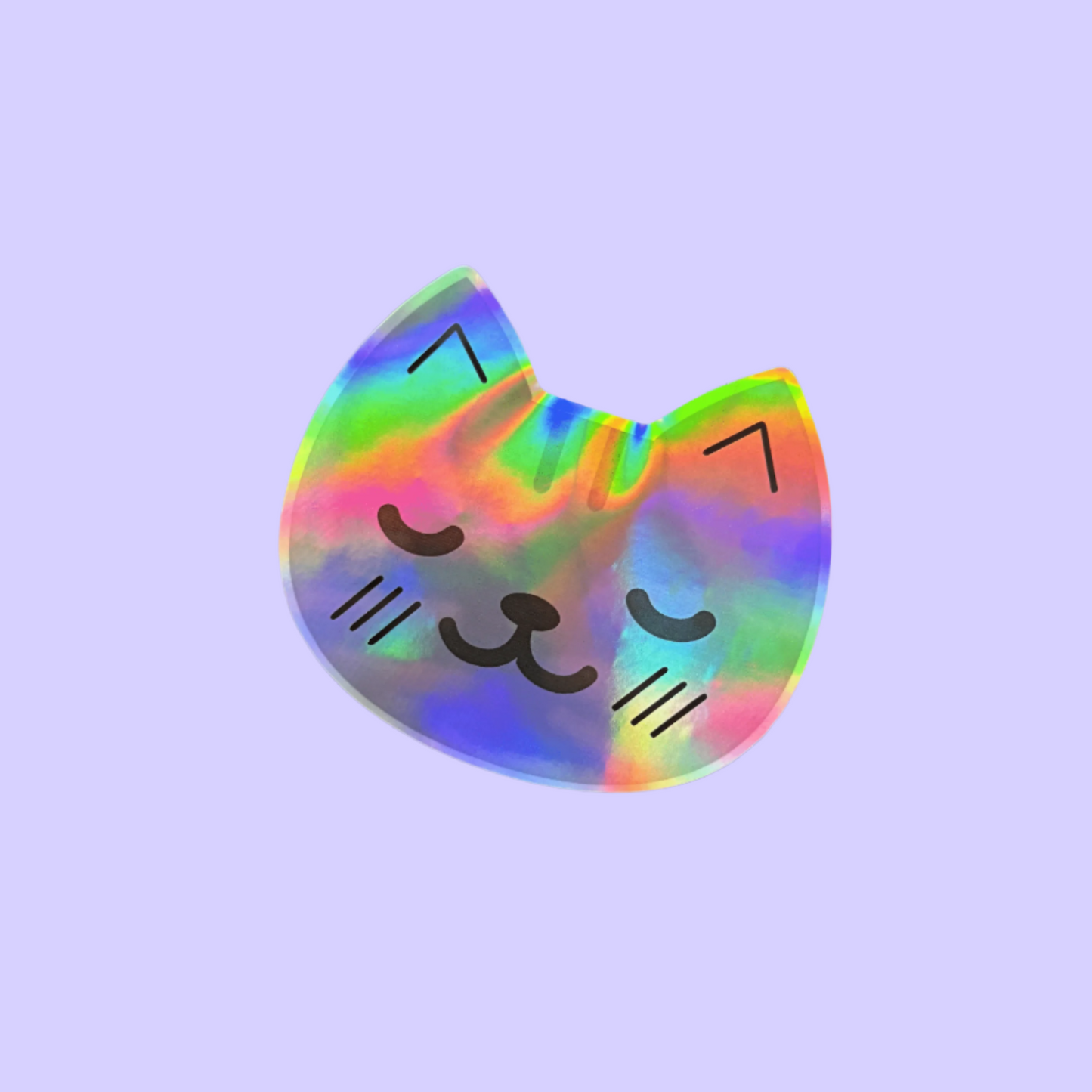 KnT Holographic Pussy Sticker Single