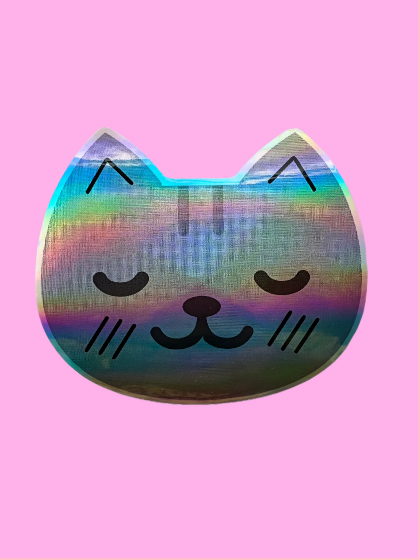 KnT Holographic Pussy Sticker Single