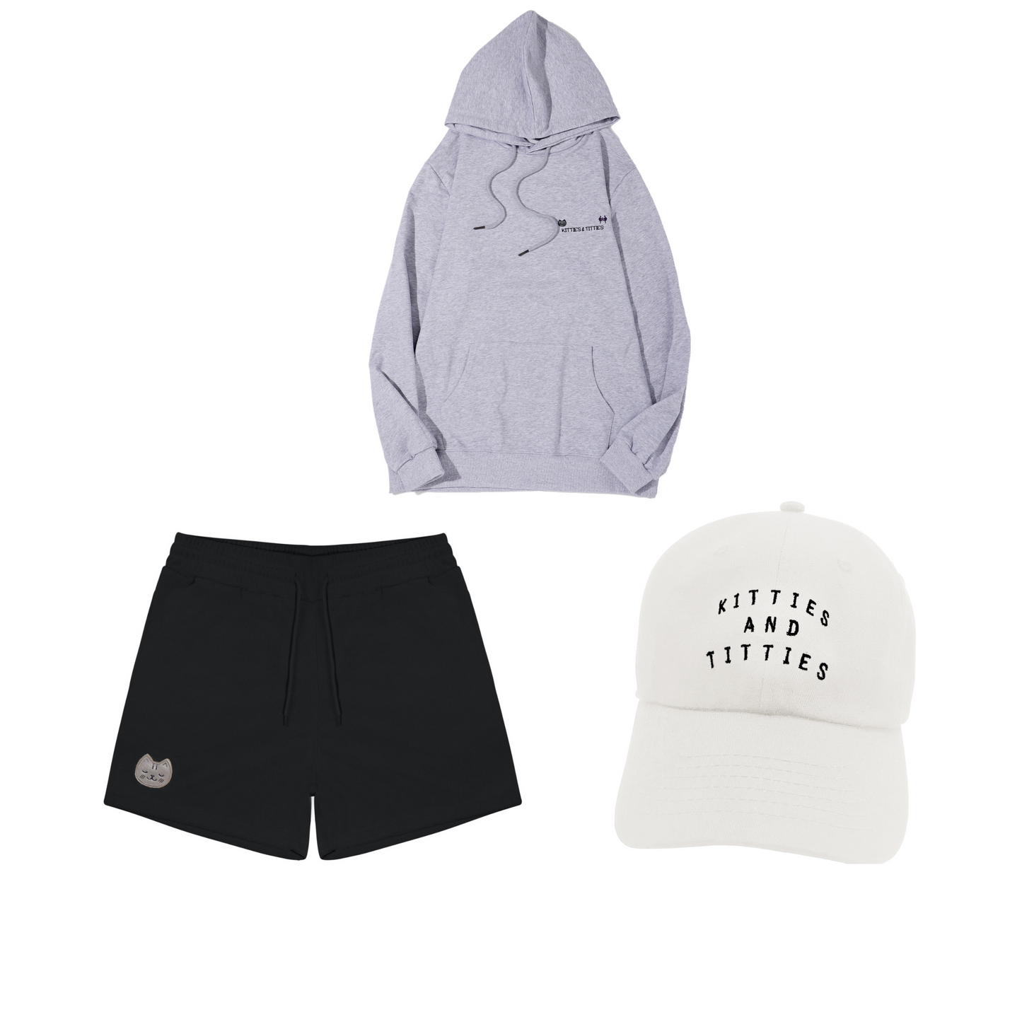 Conjunto de capucha y gorro KnT '24