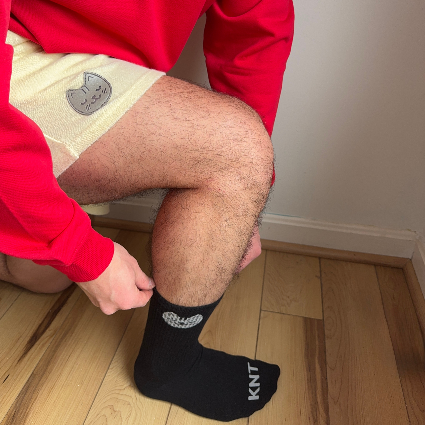 Par único de calcetines KnT Pussy
